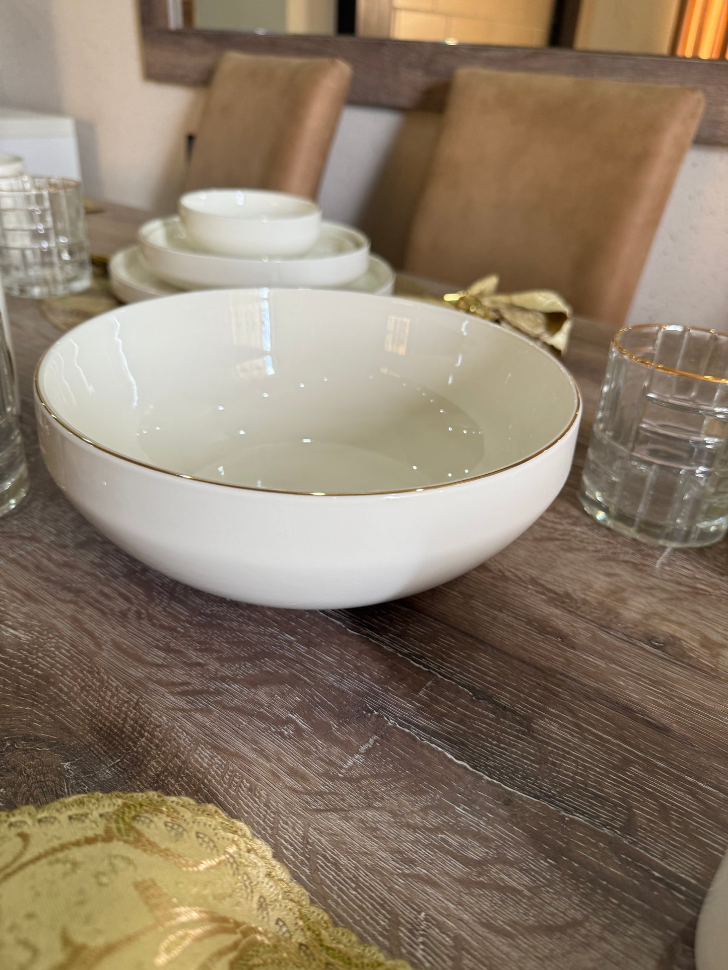 26-Gold Bavaria luxury Dinner Set