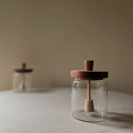 Glass Honey Jar