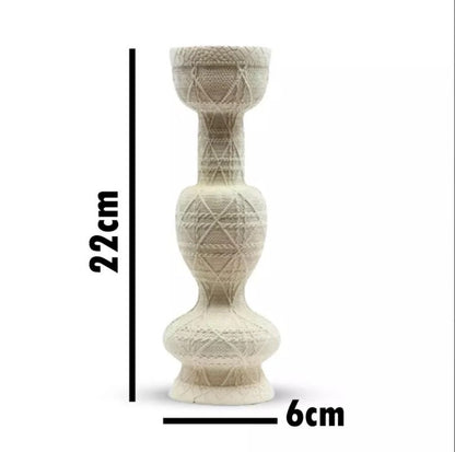 3pcs-Roman-Style Stone Candle Holder