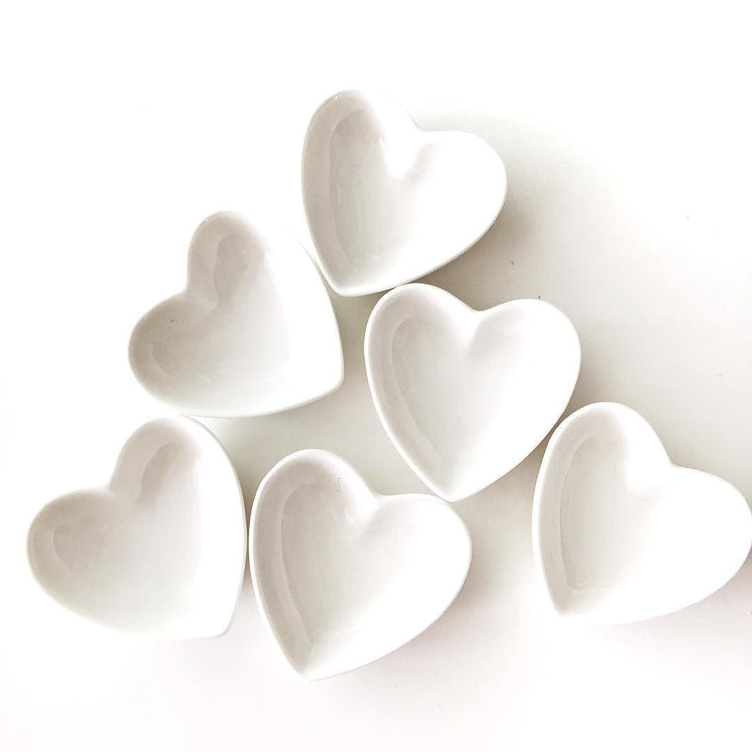 6pcs-Porcaline Shape Bowls