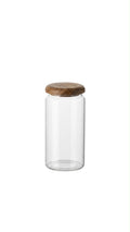 950ml Glass Storage Jar With Wooden Lid