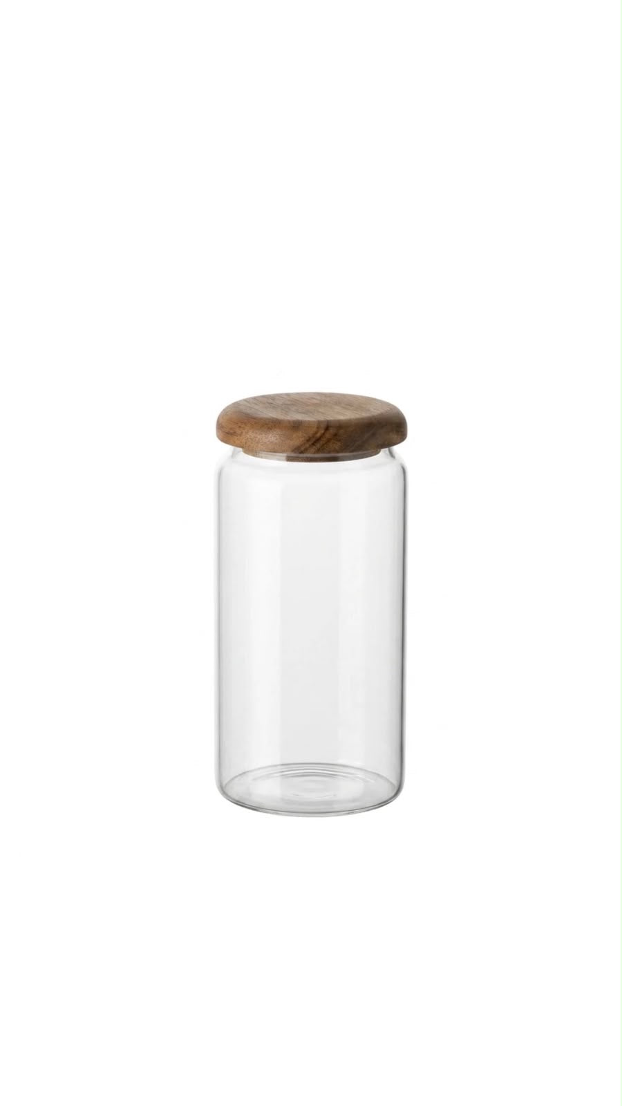 950ml Glass Storage Jar With Wooden Lid