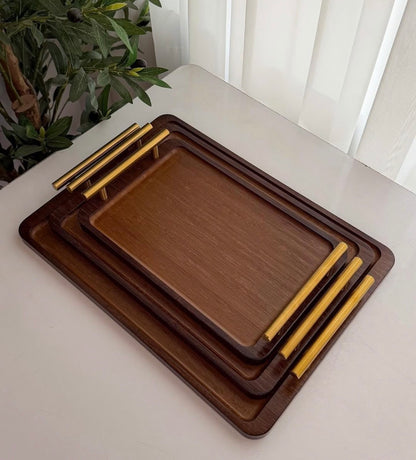 Dark Brown Trays
