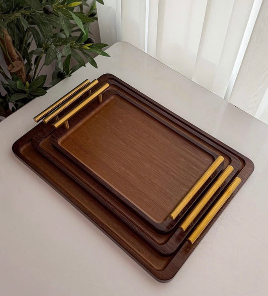 Dark Brown Trays
