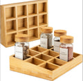 12pcs Spices Jars with Wood Stand