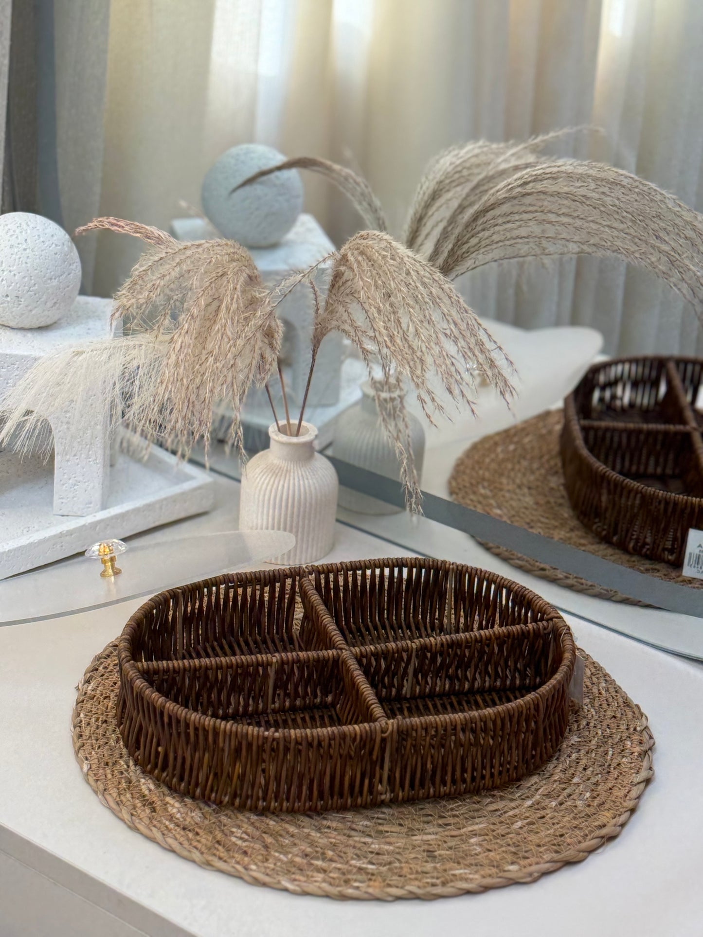 Woven Tray with Cover