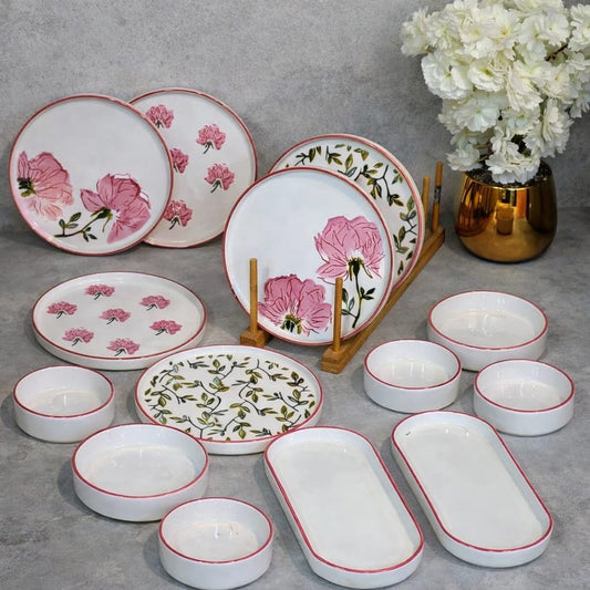 Flower Ceramic Breakfast Set