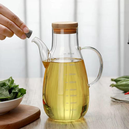 Glass Tea & Beverage Jug with Bamboo Lid