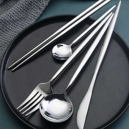 24-Piece Stainless Steel Cutlery Set