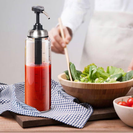 Glass Pump Dispenser – 450ml