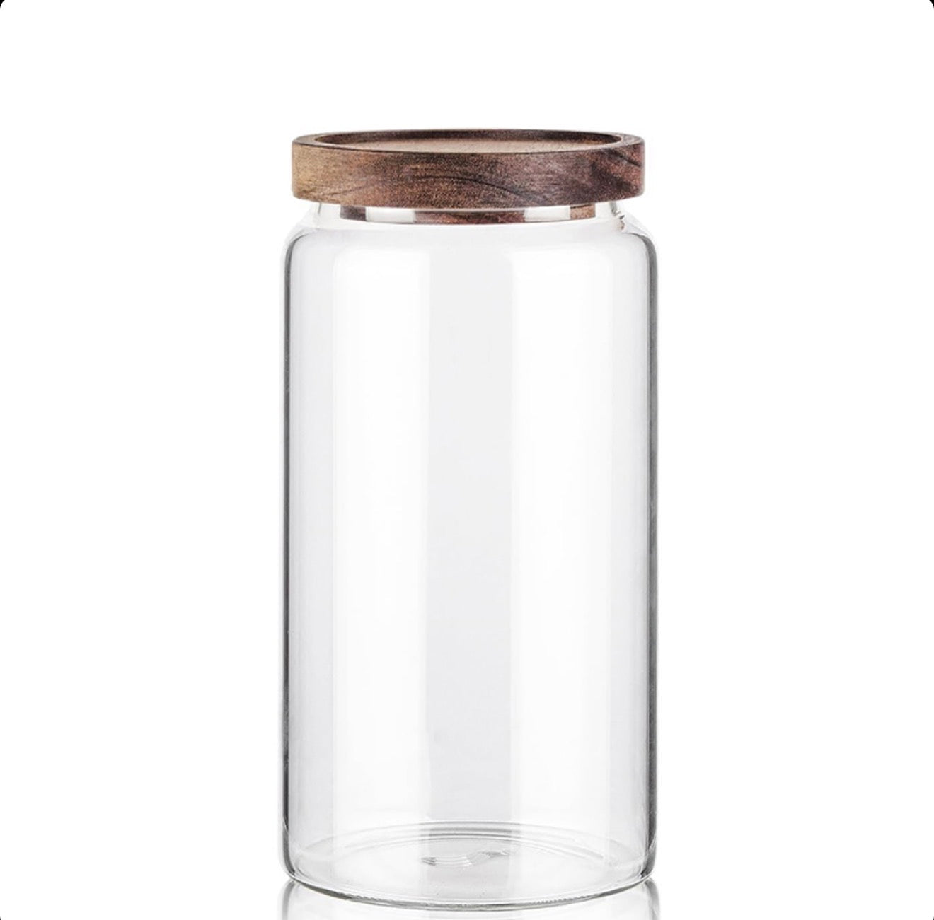 1.2 L Borosilicate Glass Storage Jar