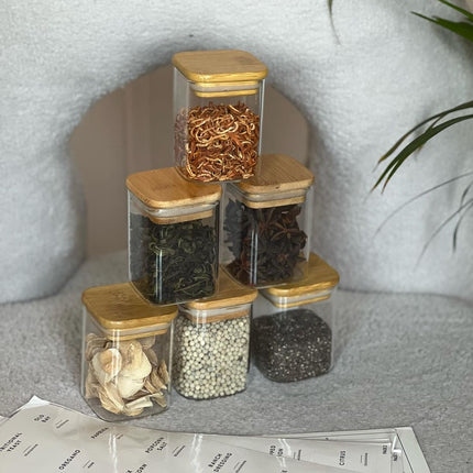 Square Mini Jars