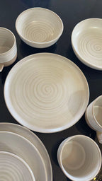 Nordic Spiral Ceramic Dinnerware Set