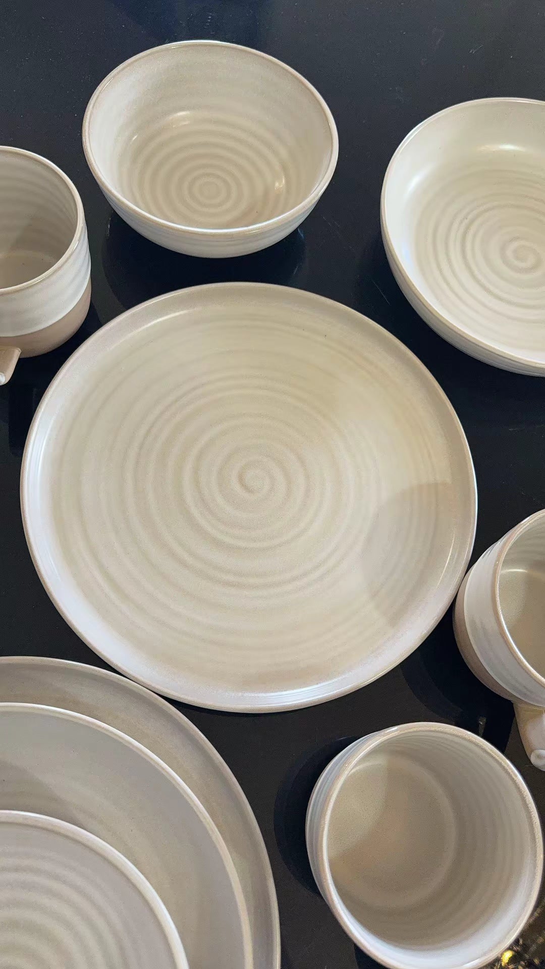 Nordic Spiral Ceramic Dinnerware Set