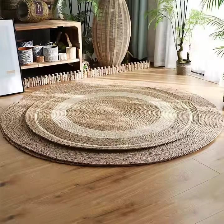 Natural Round Jute Rug