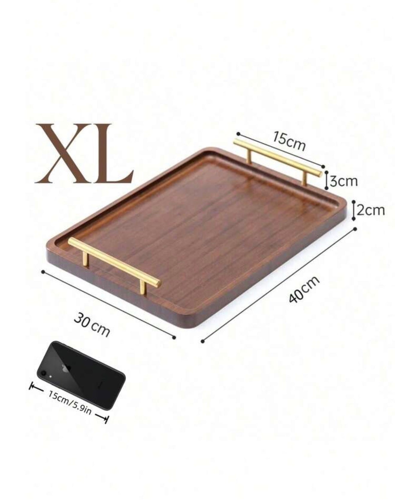 Dark Brown Tray