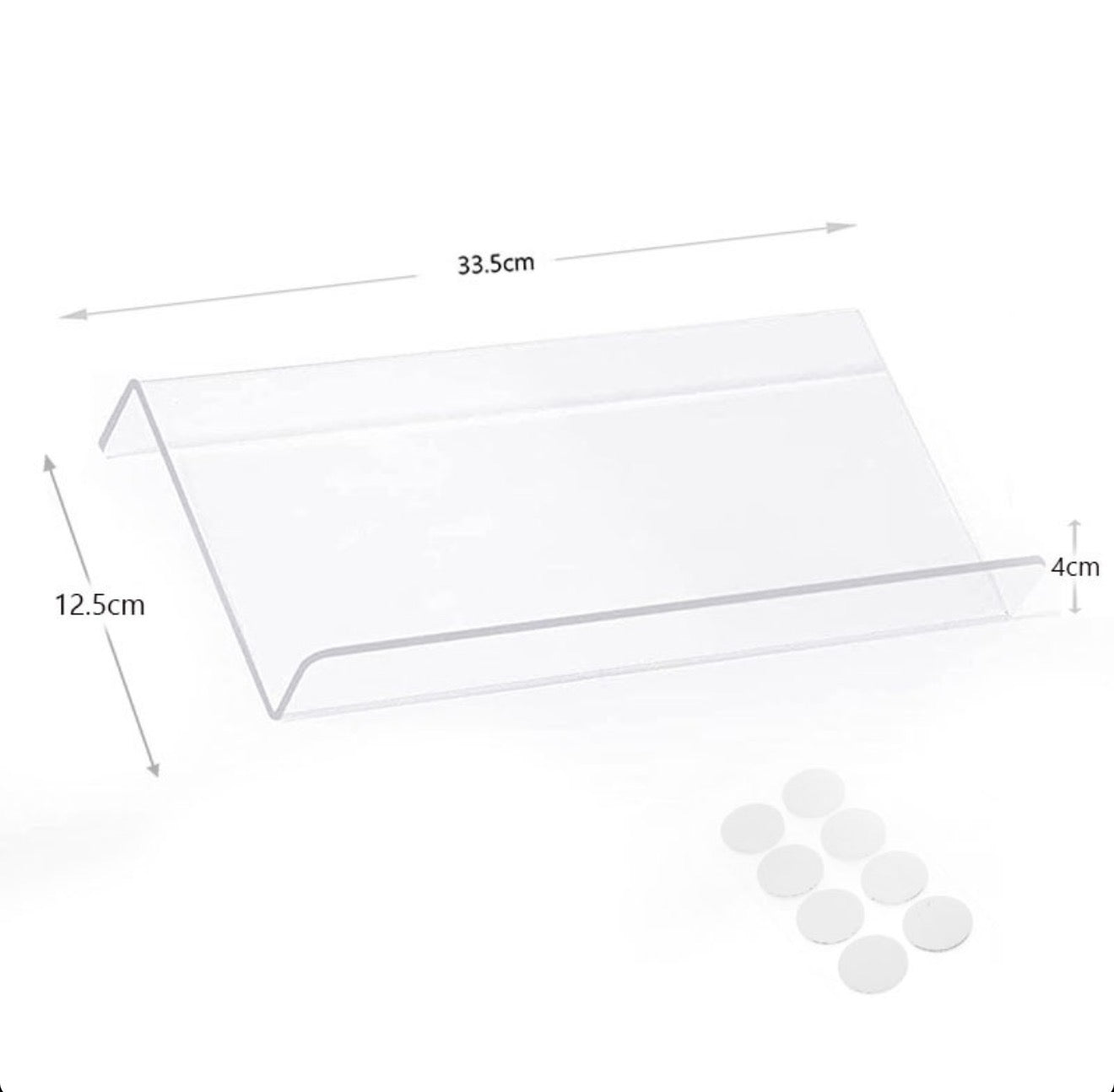 Set of 4 Clear Acrylic Drawer Organizer