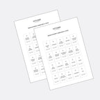 60 Labels Stylish Kitchen ( 5x3 )