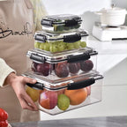 4-Piece Airtight Food Storage Container Set with Locking Lids