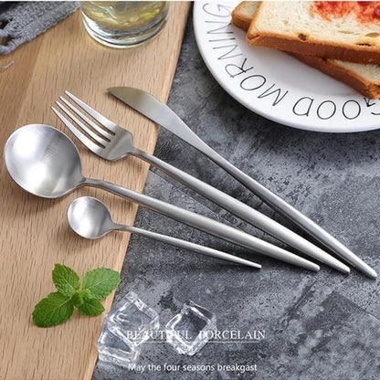 24-Piece Stainless Steel Cutlery Set