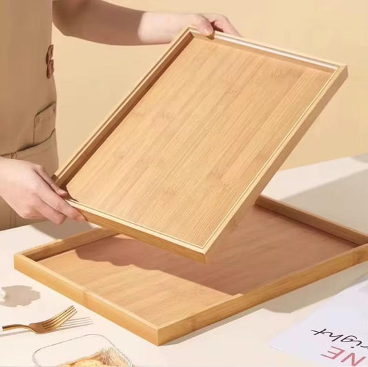 Wood Bamboo Tray