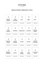 60 Labels Stylish Kitchen ( 5x3 )