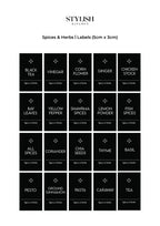 60 Labels Stylish Kitchen ( 5x3 )