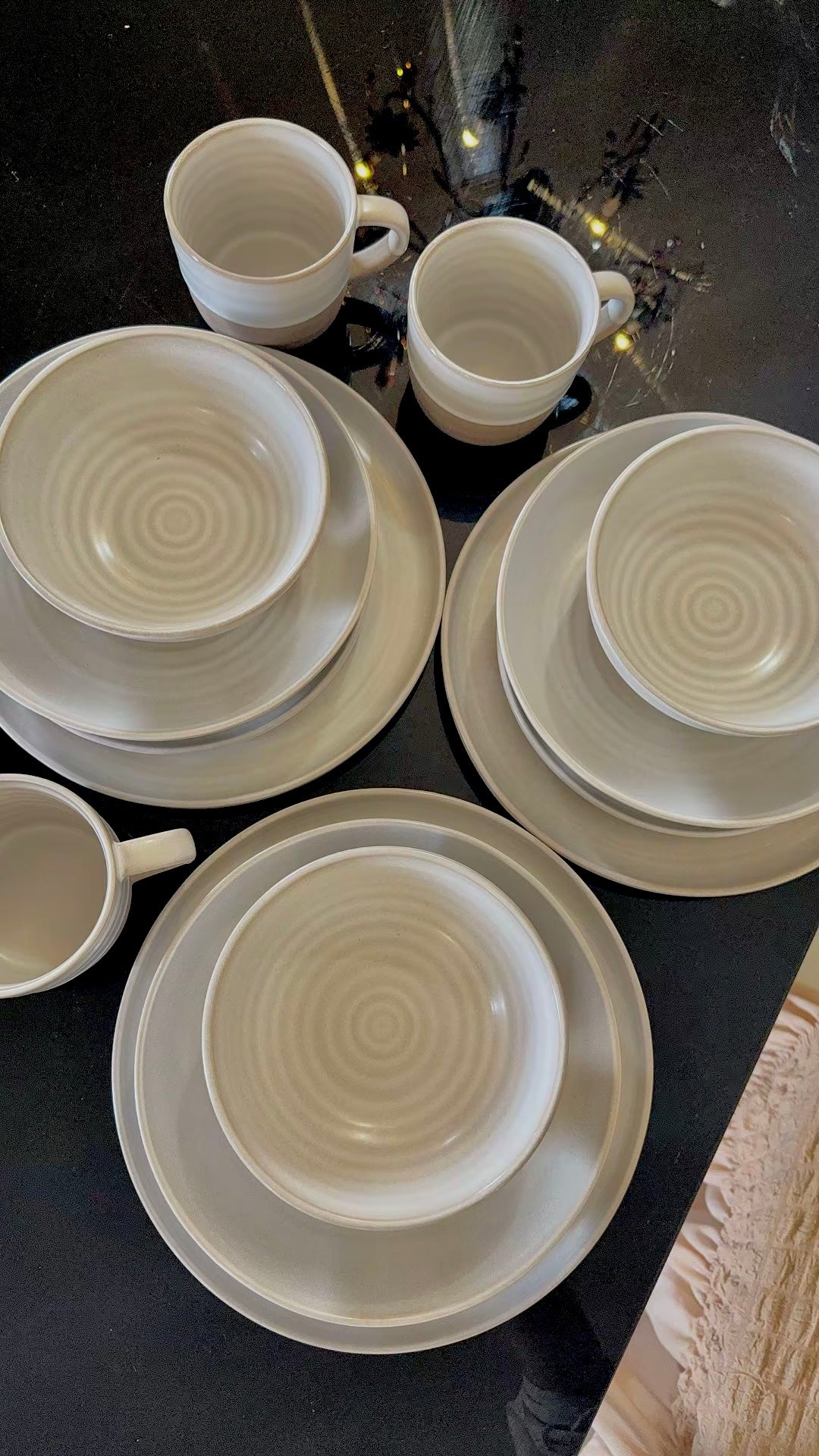 Nordic Spiral Ceramic Dinnerware Set