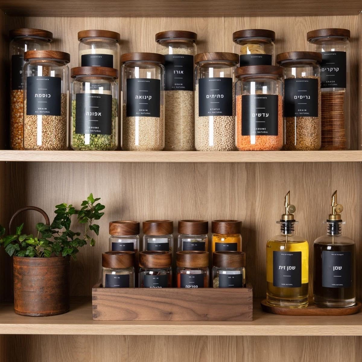 1.5 L Borosilicate Glass Storage Jar