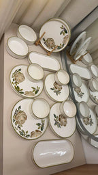 14pcs Flower Ceramic Breakfast Set