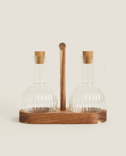 Elegant Oil & Vinegar Dispenser Set