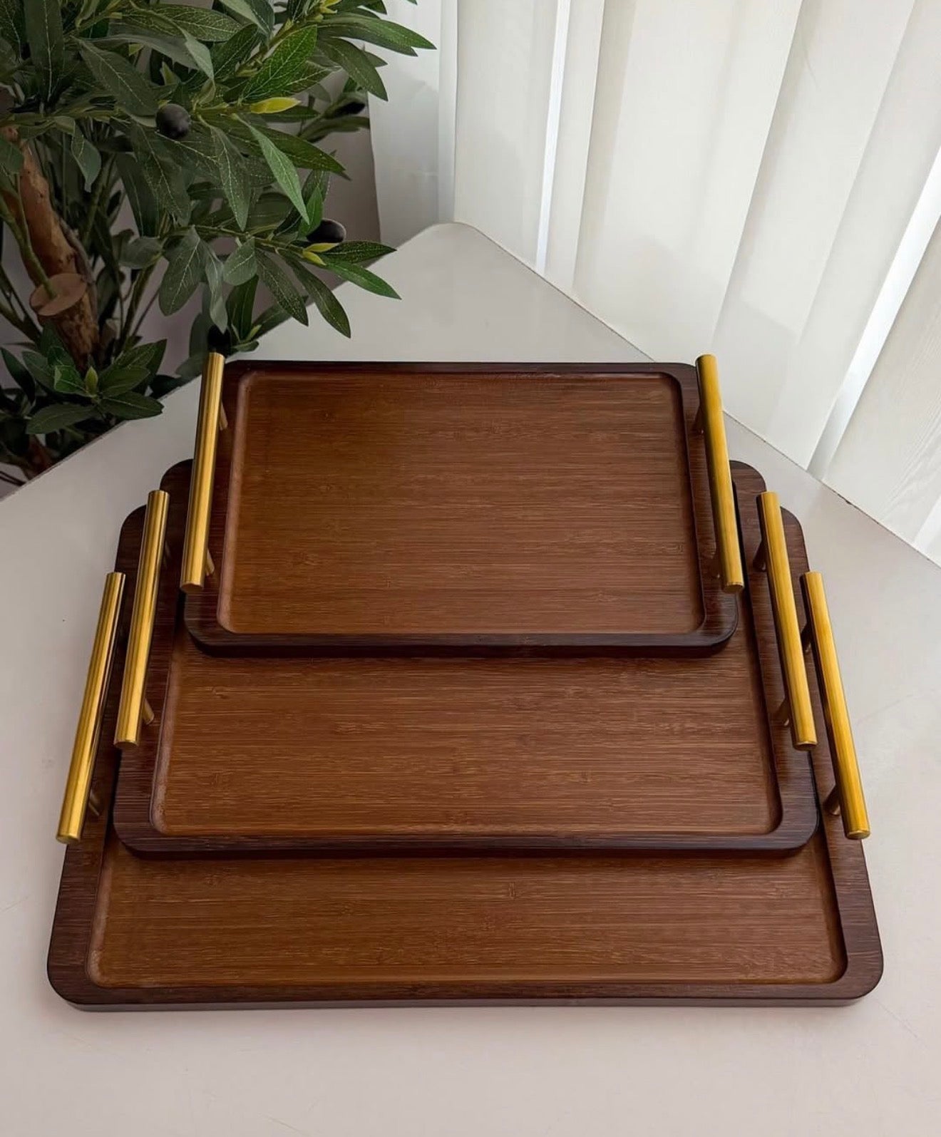 Dark Brown Tray