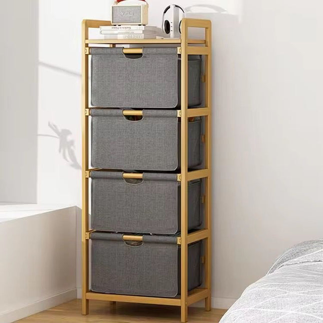 4-Tier Bamboo Storage Organizer