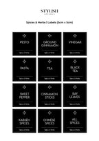 Stylish Kitchen Labels ( 5x5 )