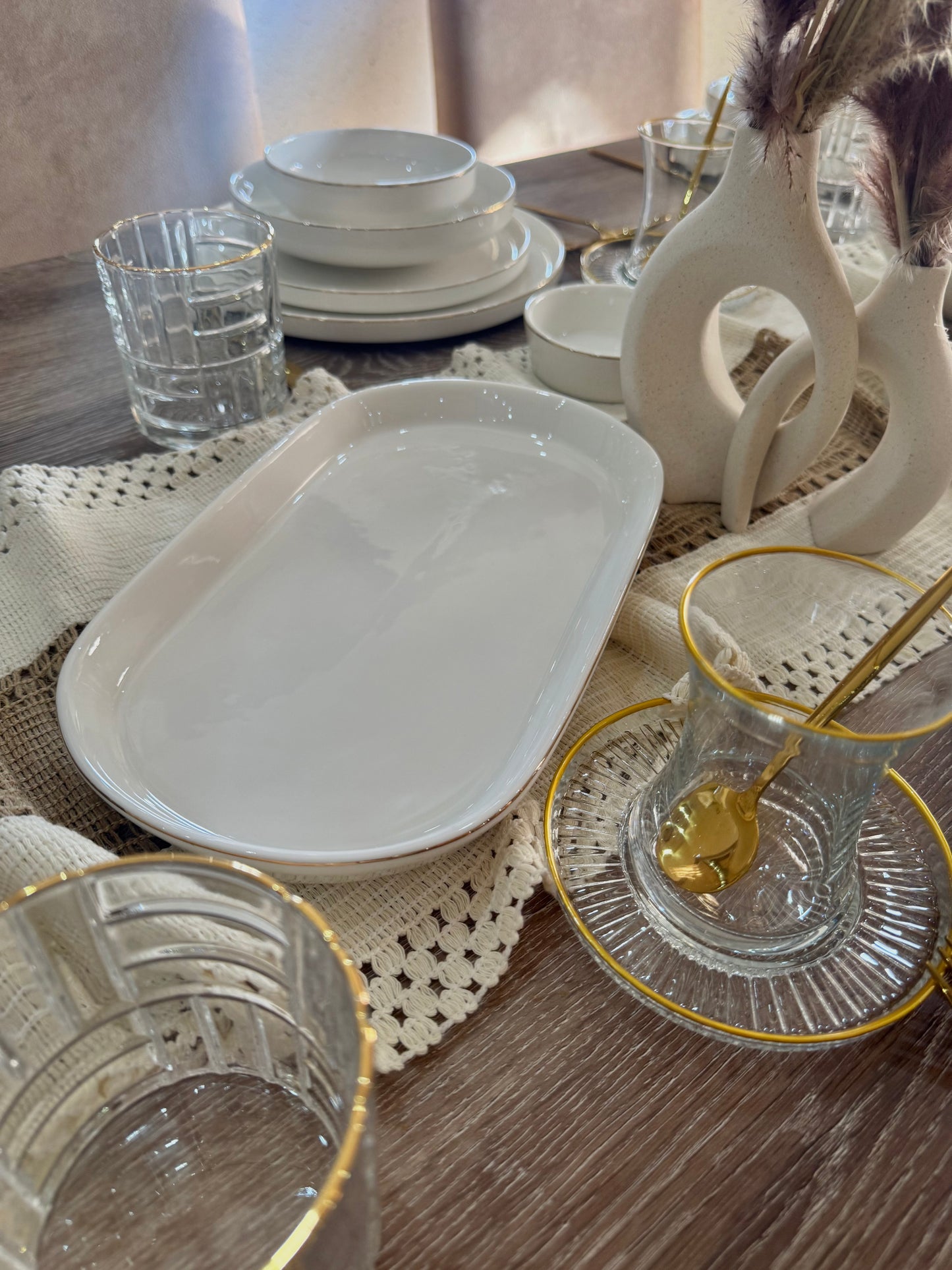 26-Gold Bavaria luxury Dinner Set