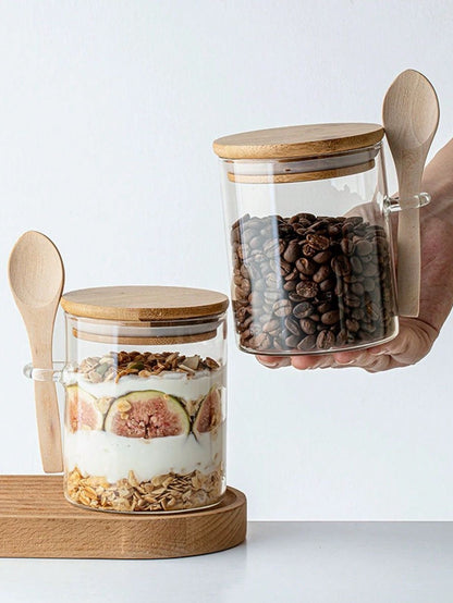 12pcs Spices Glass Jars 10cmx10cm