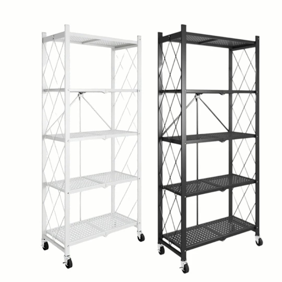 Modern Multi-Tier Metal/Iron Storage Shelf