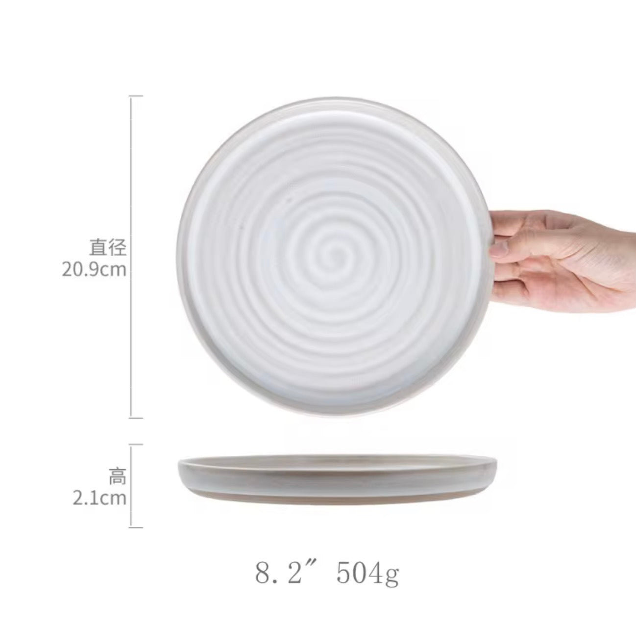 Nordic Spiral Ceramic Dinnerware Set