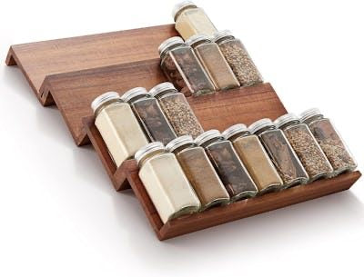 4-Tier Wooden Spice Rack