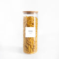 1.8L Circle Glass Storage Jar With Bamboo Lid ( 30cm )