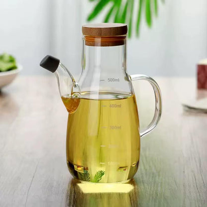 Glass Tea & Beverage Jug with Bamboo Lid