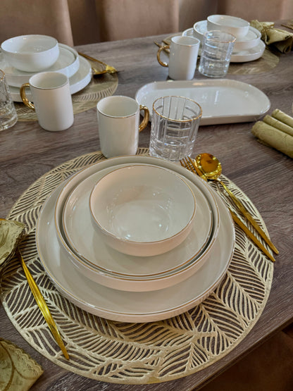 26-Gold Bavaria luxury Dinner Set