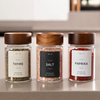 1PC Glass Storage Jar with Airtight Lid