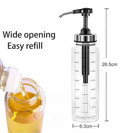 Glass Pump Dispenser – 450ml
