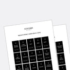 60 Labels Stylish Kitchen ( 5x3 )