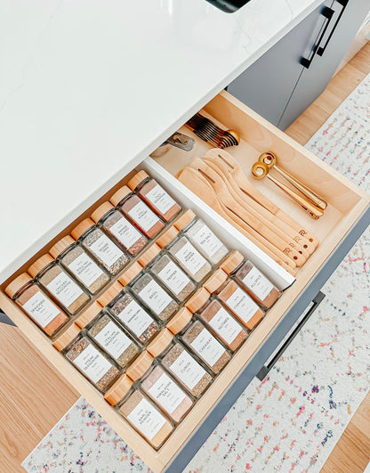 Set of 4 Clear Acrylic Drawer Organizer
