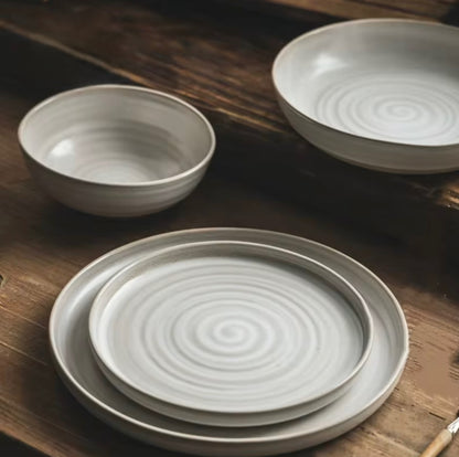 Nordic Spiral Ceramic Dinnerware Set