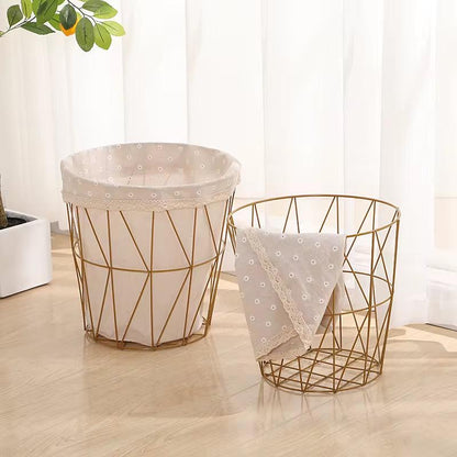 Modern Metal Laundry Basket