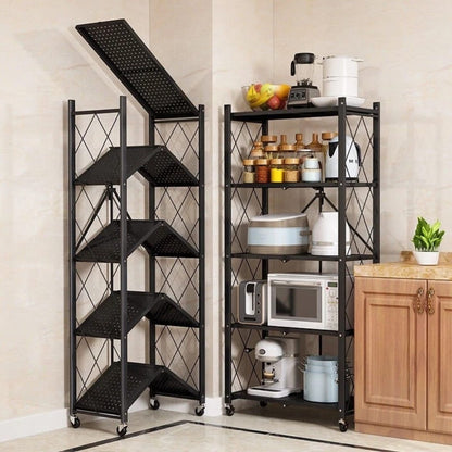 Modern Multi-Tier Metal/Iron Storage Shelf