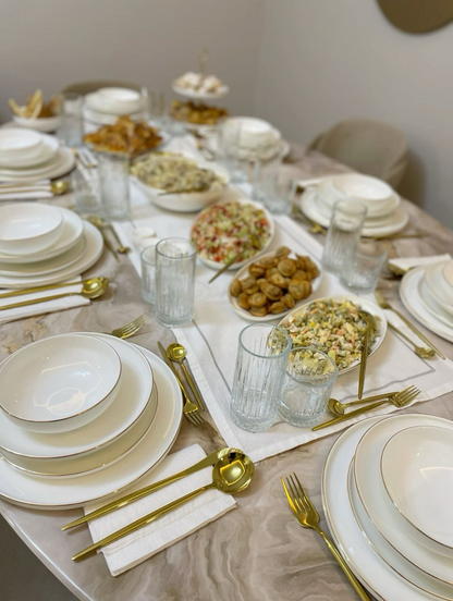 26-Gold Bavaria luxury Dinner Set